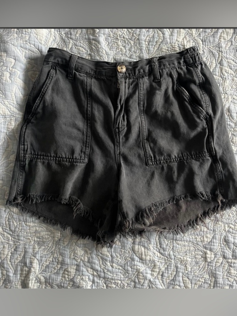 aerie grey shorts size s